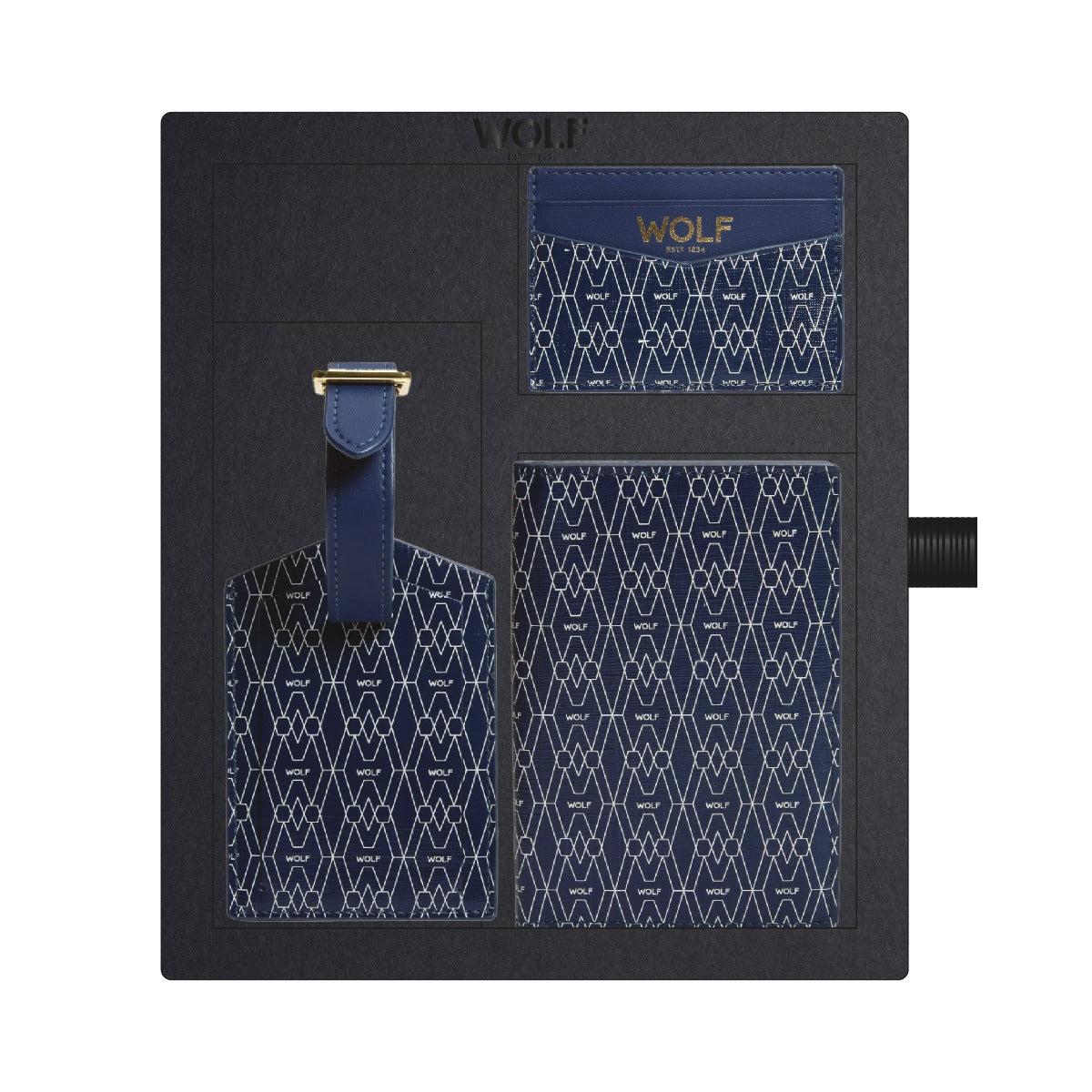 WOLF Signature Passport, Card Case & Luggage Tag Gift Set