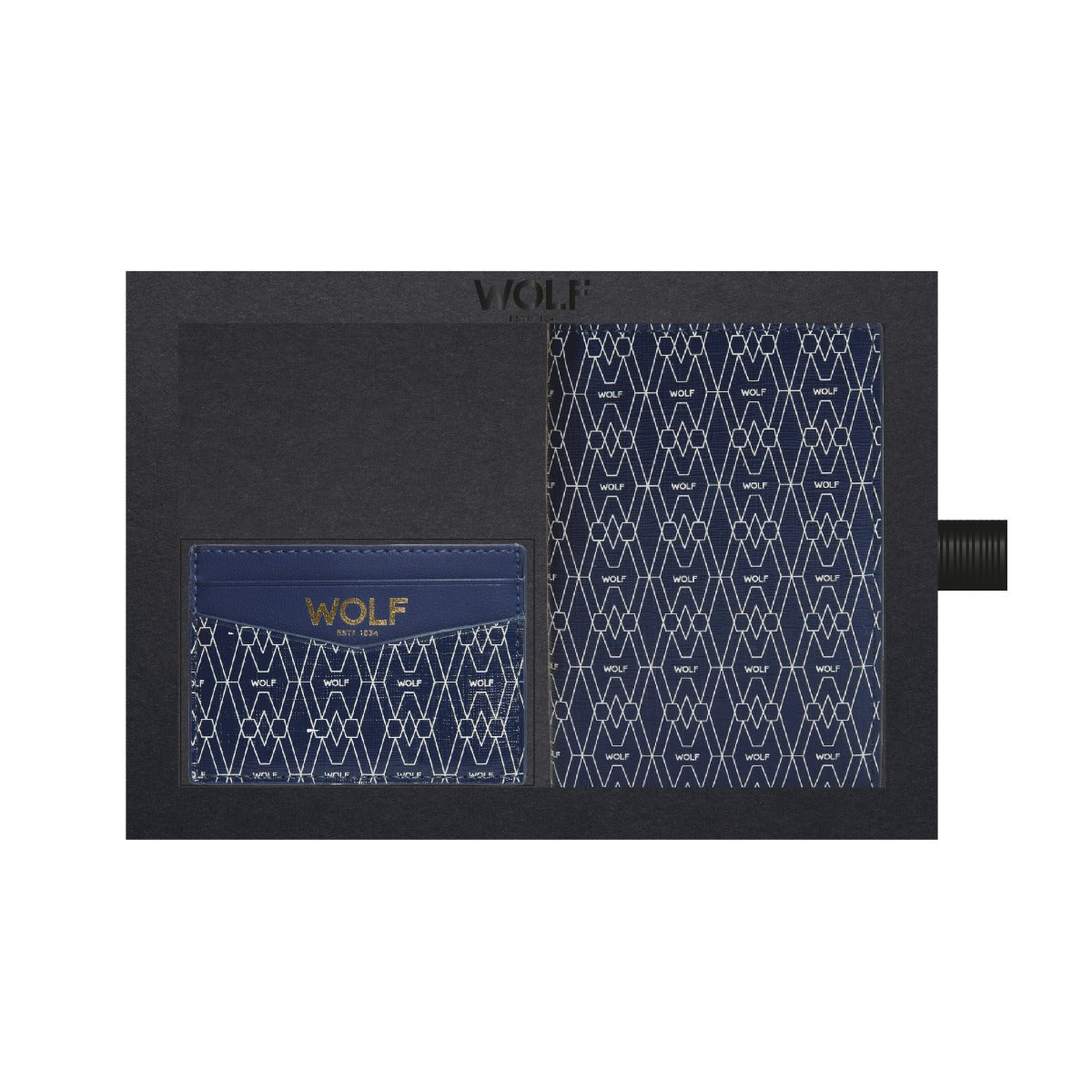 WOLF Signature Passport & Card Case Gift Set