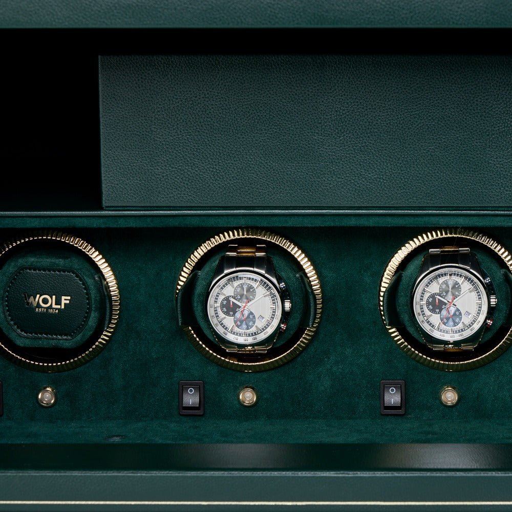 WOLF The Den 4 Piece Watch Winder Safe - view 7