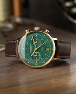 Sternglas Hamburg Chrono on a wooden surface