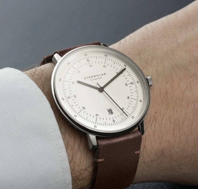 Sternglas Hamburg worn on the wrist
