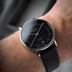Sternglas Naos Automatic black worn on the wrist